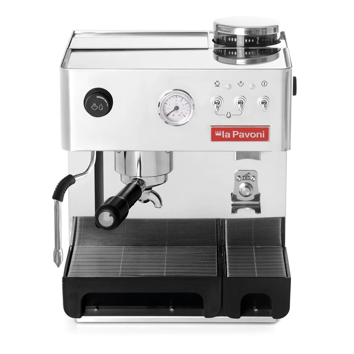 La Pavoni Domus Bar Espresso Machine with Built-In Grinder